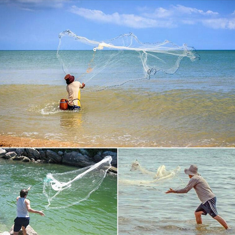 420 Help Throw Tire Cords Fishing Net, Height: 2.1m by bashfashion