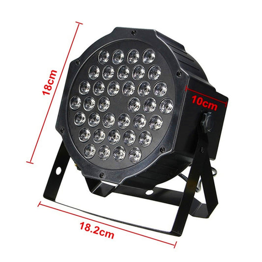 36W 36 LEDs DMX512 RGB LED PAR Light with Remote Control, Strobe + Sound Control + Self-propelled, AC 100-240V by bashfashion