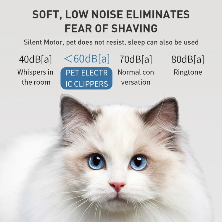 VGR V-232 Pet Barber Electric Hair Clipper (White) by VGR