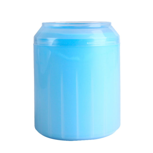 Pet Cat Dog Foot Clean Cup Cleaning Tool Silicone Washing Cup, Size: Small (Blue) by bashfashion