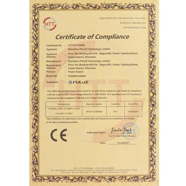 PULUZ 40cm Folding Portable White Light Dimmable Photo Lighting Studio Shooting Tent Box Kit with 6 Colors (Black, Orange, White, Red, Green, Blue) Backdrops(US Plug) by PULUZ