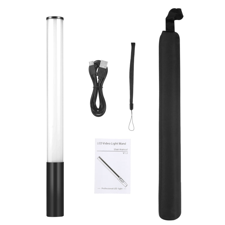 PULUZ Metal Body 2500-9000K RGB Full Color Beauty Fill Light Handheld Photography LED Light by PULUZ