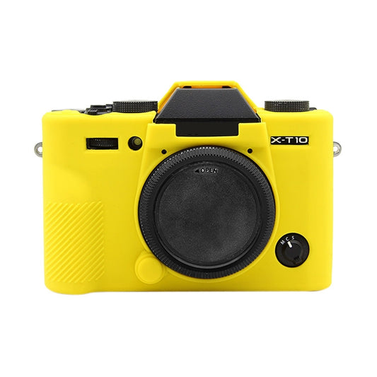PULUZ Soft Silicone Protective Case for FUJIFILM XT10(Yellow) by PULUZ