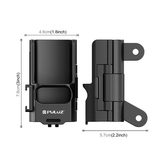 For DJI OSMO Pocket 3 PULUZ Plastic Protection Frame Expansion Cold Shoe Adapter Bracket (Black) by PULUZ
