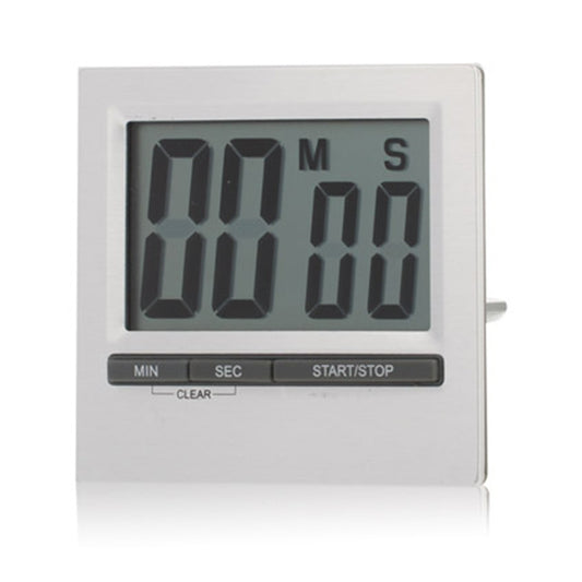 Kitchen Craft Large Display Digital Countdown Timer(Silver) by bashfashion