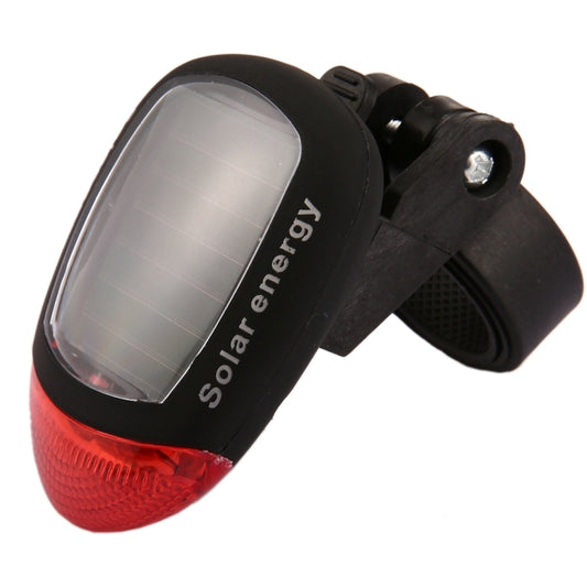4 Flash Mode Available Solar Energy Rechargeable Bicycle Tail Light with 2 Red LED by bashfashion