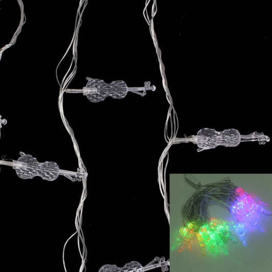 7m Violin Pendants Decoration String Lights, 30-LED Multi-Colored Light (AC 12-240V / EU Plug)(White) by bashfashion