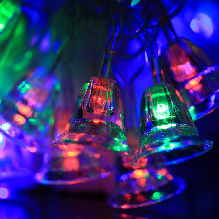 7m Bell Pendants Decoration String Lights, 30-LED Multi-Colored Light (AC 220V / EU Plug)(Transparent) by bashfashion