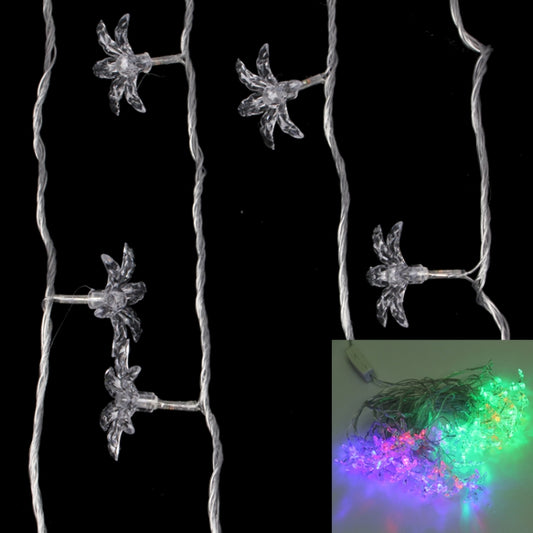 7m Flower Pendants Pendants Decoration String Lights, 30-LED Multi-Colored Light (AC 12-240V / EU Plug)(Transparent) by bashfashion