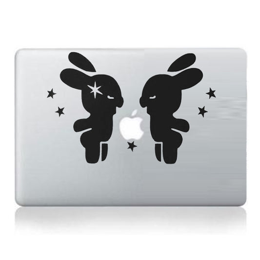 Decor Little Rabbit Notebook Removable Stickers, DIY Free Combination, Size: 20cm x 30cm by bashfashion