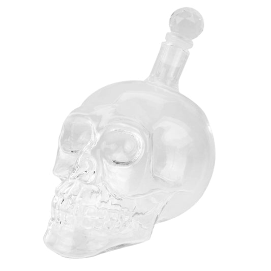 Crystal Glass Skull Bottle for Vodka & Whiskey & Beer Liqueur & Red Wine & Other Beverage, 1000ML by bashfashion