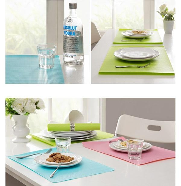 40x30cm Anti-skidding Silicone Heat Insulation Mat for Food Dish / Beverage / Oven / Kid Table(Orange) by bashfashion