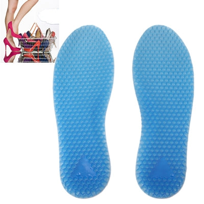 Women Silica Gel Insoles (Full Pads)(Blue) by bashfashion
