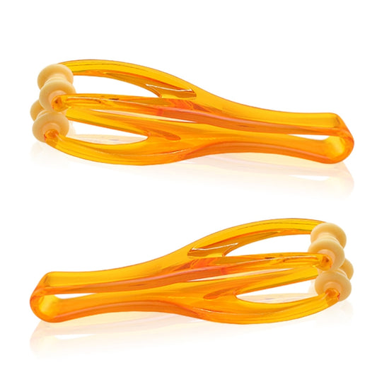 Y Type Convenient Finger Palm Massor Tool(Orange) by bashfashion