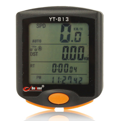 LCD Electronic Bicycle Speedometer (YT-813) by bashfashion