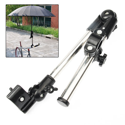 Bicycle Bike Wheelchair Stroller Chair Umbrella Connector Holder Mount Stand(Black) by bashfashion