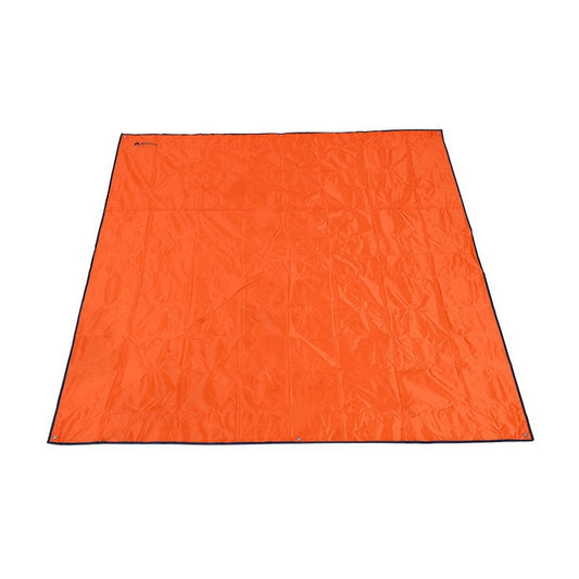 Waterproof Oxford Cloth 420D Oxford Material Camping Picnic Beach Tent Roof Tarp (Size: 215x215cm)(Orange) by bashfashion