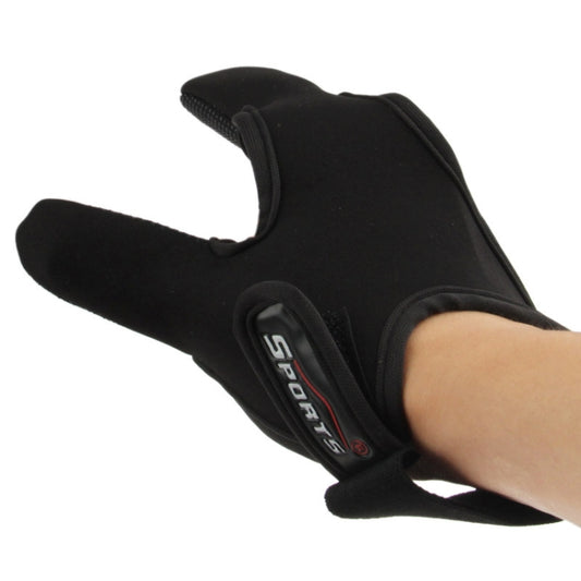 Fishing Special Two Fingers Gloves(Black) by bashfashion