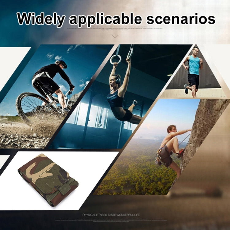 Stylish Outdoor Water Resistant Fabric Cell Phone Case, Size: approx. 17cm x 8.3cm x 3.5cm (Coyote Tan) by bashfashion