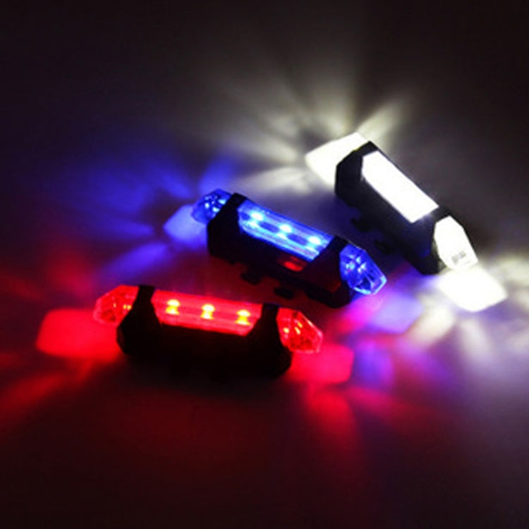 AQY-093 Detachable USB Rechargeable LED Bike Taillight(Blue) by bashfashion