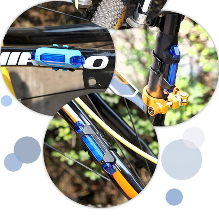 AQY-093 Detachable USB Rechargeable LED Bike Taillight(Red) by bashfashion