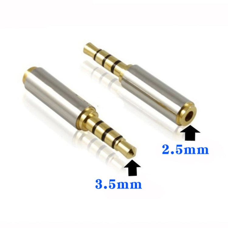 3.5mm 4-Pin Audio Jack Connector to 2.5mm 4-Pin Adapters (10 Pcs in One Package, the Price is for 10 Pcs) by bashfashion