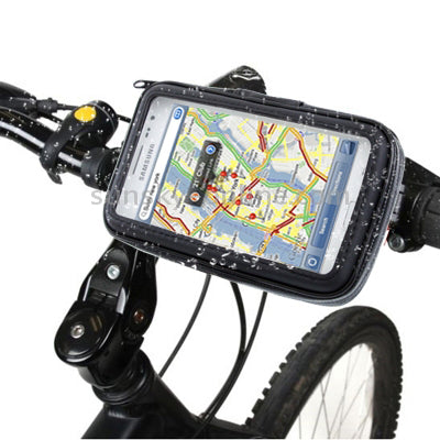 Bike Mount & Waterproof Touch Case for Galaxy Note / i9220 / N7000, Note II / N7100 , Note III / N9000(Black) by bashfashion