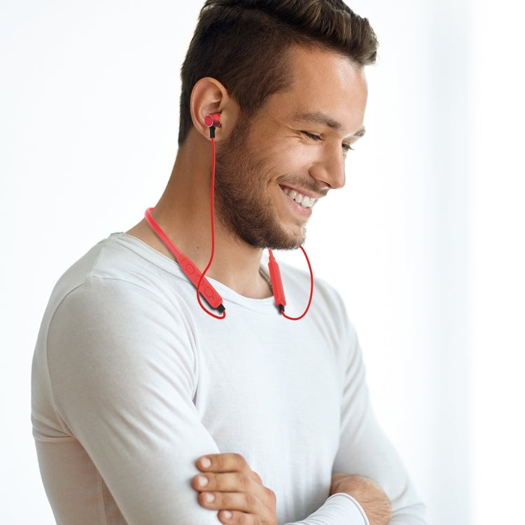 BTH-S8 Sports Style Magnetic Wireless Bluetooth In-Ear Headphones, For iPhone, Galaxy, Huawei, Xiaomi, LG, HTC and Other Smart Phones, Working Distance: 10m(Red) by bashfashion
