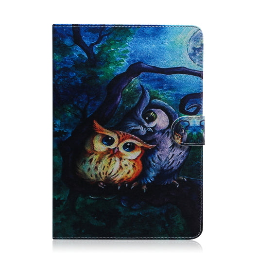 Oil Owl Pattern Horizontal Flip Leather Case for Galaxy Tab S5E T720 / T725, with Holder & Card Slot & Wallet by bashfashion