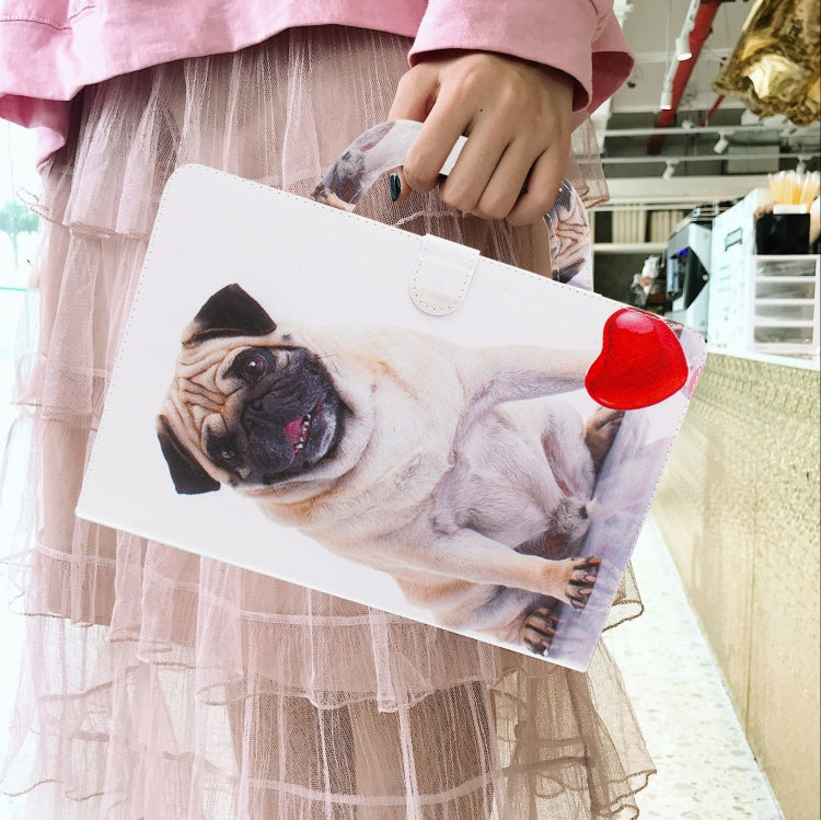 Dog Pattern Horizontal Flip Leather Case for Galaxy Tab A 10.1 (2019) T510 / T515, with Holder & Card Slot & Wallet by bashfashion