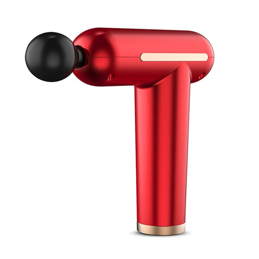 USB Charging Three-speed Vibration Adjustable Mini Fascia Gun Electric Massage Gun Full Body Massager(Red) by bashfashion