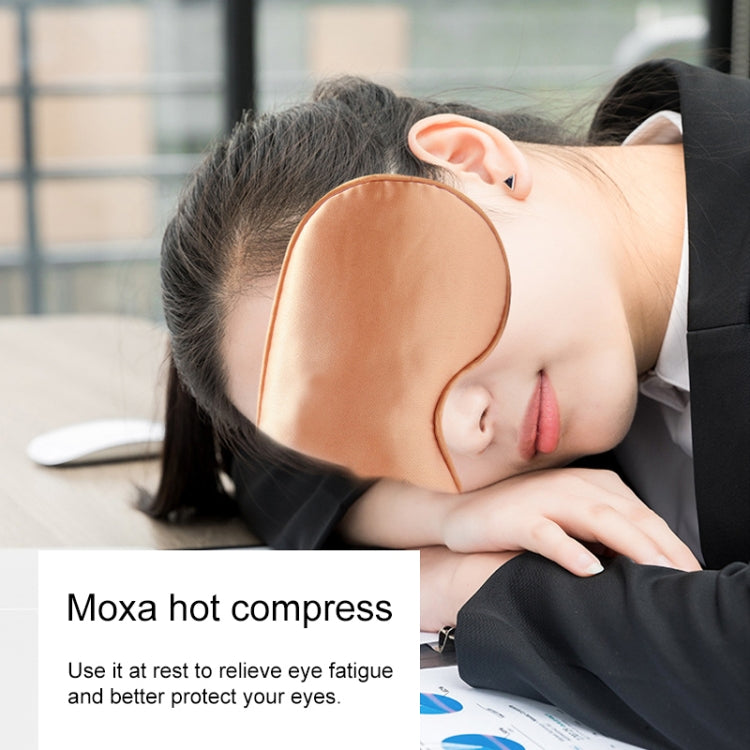 USB Charging Heating Silk Moxa Sleep Eye Mask (Green) by bashfashion