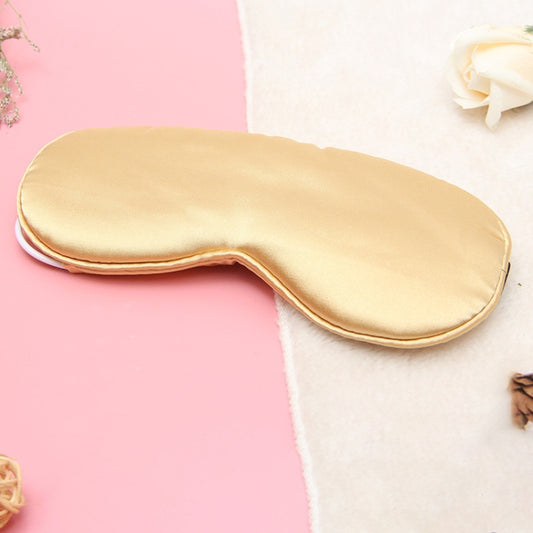 USB Charging Heating Silk Moxa Sleep Eye Mask (Gold) by bashfashion