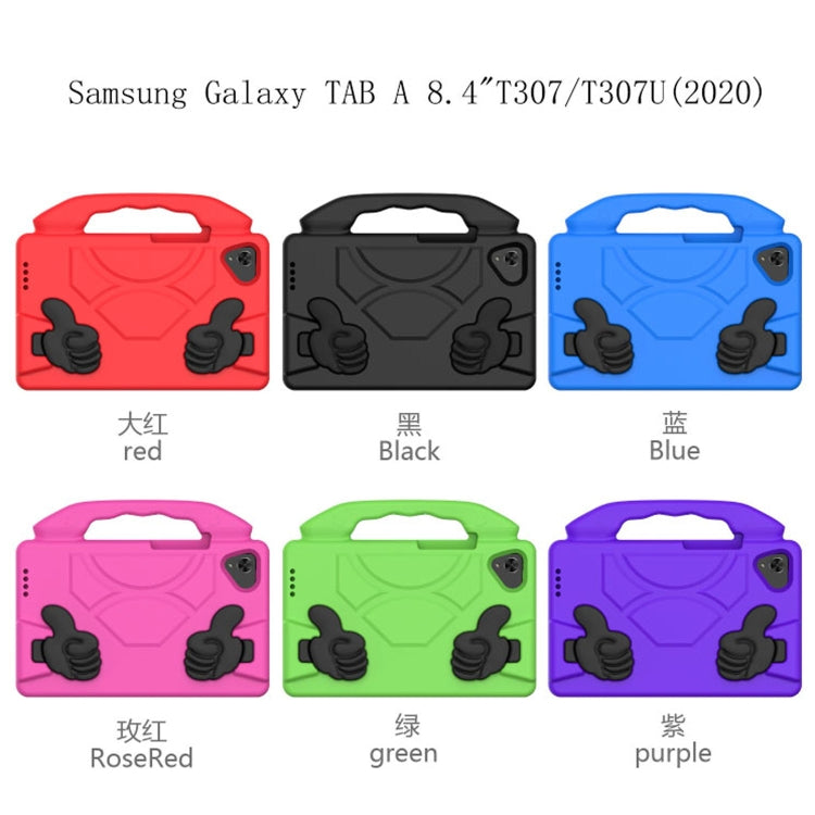 For Samsung Galaxy Tab A 8.4 2020 EVA Tablet Shockproof Case with Thumb Bracket(Green) by bashfashion