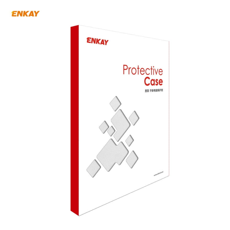 ENKAY for Samsung Galaxy Tab S8 / Galaxy Tab S7 11.0 T870 / T875 ENK-8012 360 Degree Rotation Litchi Texture Horizontal Flip PU Leather Smart Case with Holder & Sleep / Wake-up(White) by ENKAY