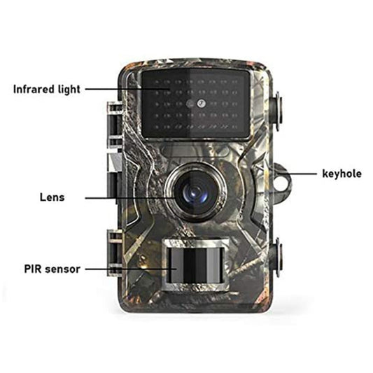 DL001 Hunting Camera 12MP 1080P 26 LEDs 940nm Night Vision by bashfashion