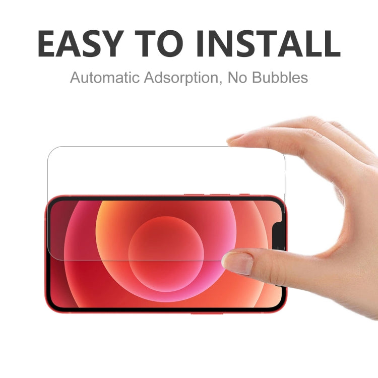 For iPhone 13 Pro Hat-Prince ENKAY Clear TPU Shockproof Soft Case Drop Protection Cover + Clear HD Tempered Glass Protector Film by ENKAY