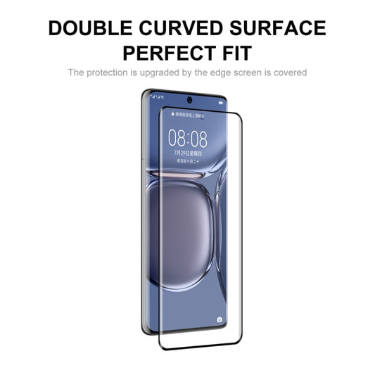 For Huawei P50 Pro ENKAY Hat-Prince 3D Curved Explosion-proof Full Coverage Film Heat Bending Tempered Glass Protector by ENKAY