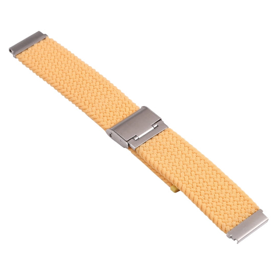 For Samsung Galaxy Watch 4 / Watch 5 20mm Nylon Braided Metal Buckle Watch Band(Gold) by bashfashion
