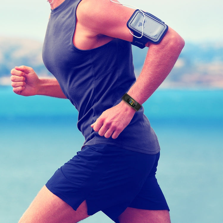 For Fitbit Charge 5 Monochromatic Breathable Silicone Watch Band(Navy Blue) by bashfashion