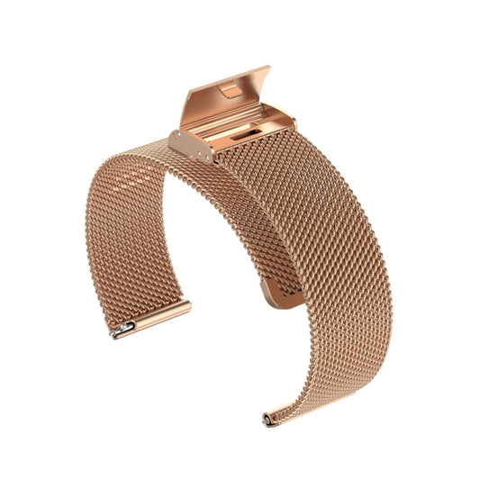 For Honor Magic Watch 2 42mm Milan Metal Steel Mesh Buckle Watch Band(Rose Gold) by bashfashion