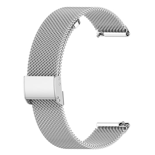 For Samsung Galaxy Watch 4 40mm / 44mm Milan Metal Steel Mesh Buckle Watch Band(Silver) by bashfashion