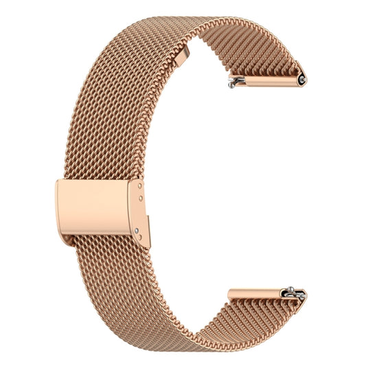 For Samsung Galaxy Gear Sport Milan Metal Steel Mesh Buckle Watch Band(Rose Gold) by bashfashion