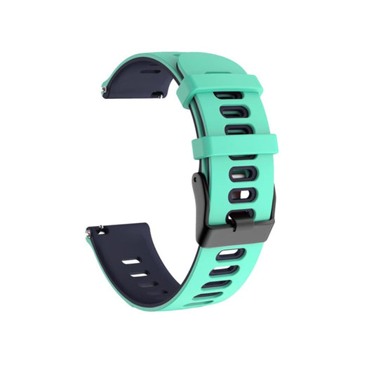 For Honor Watch Dream 22mm Mixed-Color Silicone Watch Band(Peppermint Green + Blue) by bashfashion