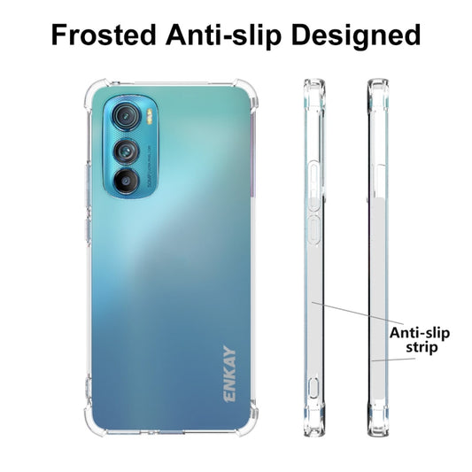 For Motorola Edge 30 ENKAY Clear TPU Shockproof Phone Case by ENKAY