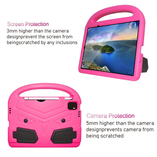 For Xiaomi Pad 5 / Pad 5 Pro Sparrow Style Shockproof Kickstand EVA Tablet Case(Rose Red) by bashfashion
