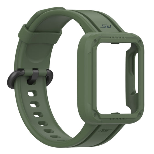 For Xiaomi Redmi Watch 2 Lite Silicone Solid Color Watch Band(Dark Green) by bashfashion