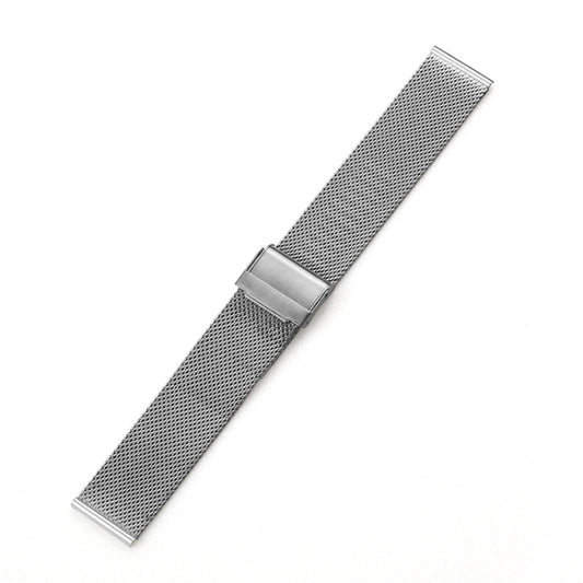 For Huawei Watch GT 3 Pro 43mm 20mm Milan Steel Mesh Double Buckle Watch Band(Silver) by bashfashion