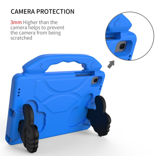 For Lenovo K10 TB-X6C6F 10.3 inch Thumb Bracket EVA Shockproof Tablet Case(Blue) by bashfashion