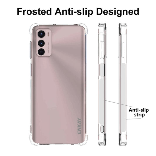 For Motorola Moto G42 4G ENKAY Transparent TPU Shockproof Phone Case by ENKAY